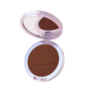 tarte face tape pressed powder – Medium-Coverage Waterproof Powder with Hyaluronic Acid, Snow Mushroom & Peptides to Smooth & Set Makeup, Lightweight, Vegan & Cruelty Free(61H espresso honey(very deep skin with warm  peach undertones))
