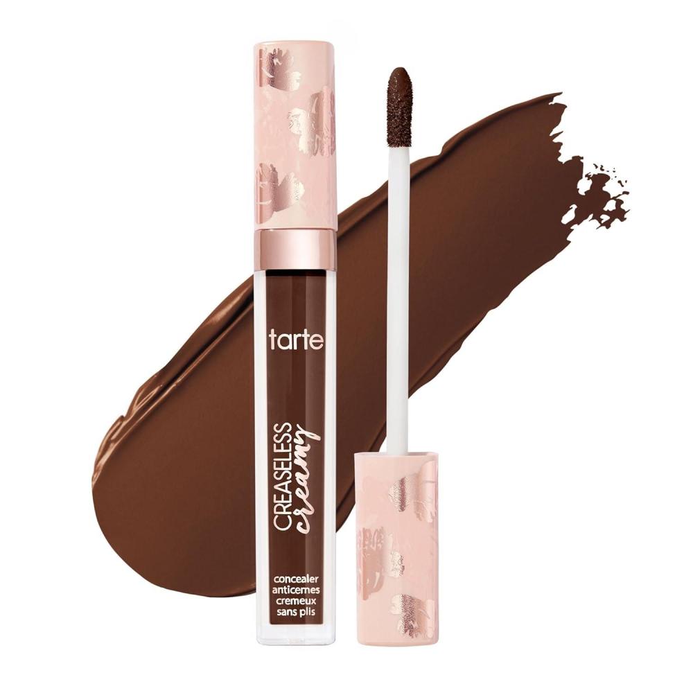 imagetarte creaseless creamy fullcoverage concealer  Waterproof Longwear Vitamin E Niacinamide amp Caffeine for covering Dark Circles amp Blemishes Hydrating Blurs amp Smooths appearance Vegan amp CrueltyFree60H mahogany honey