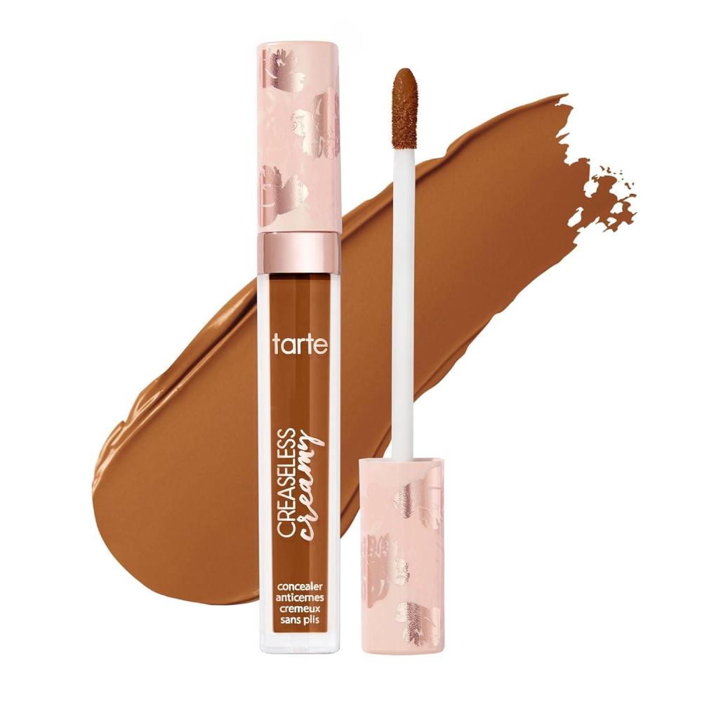 imagetarte creaseless creamy fullcoverage concealer  Waterproof Longwear Vitamin E Niacinamide amp Caffeine for covering Dark Circles amp Blemishes Hydrating Blurs amp Smooths appearance Vegan amp CrueltyFree51H deep honey