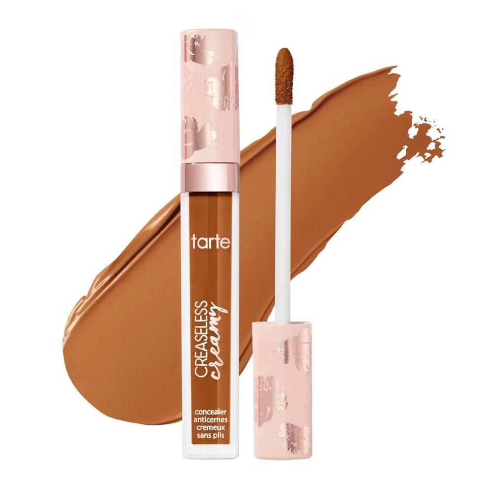 imagetarte creaseless creamy fullcoverage concealer  Waterproof Longwear Vitamin E Niacinamide amp Caffeine for covering Dark Circles amp Blemishes Hydrating Blurs amp Smooths appearance Vegan amp CrueltyFree49W tandeep warm