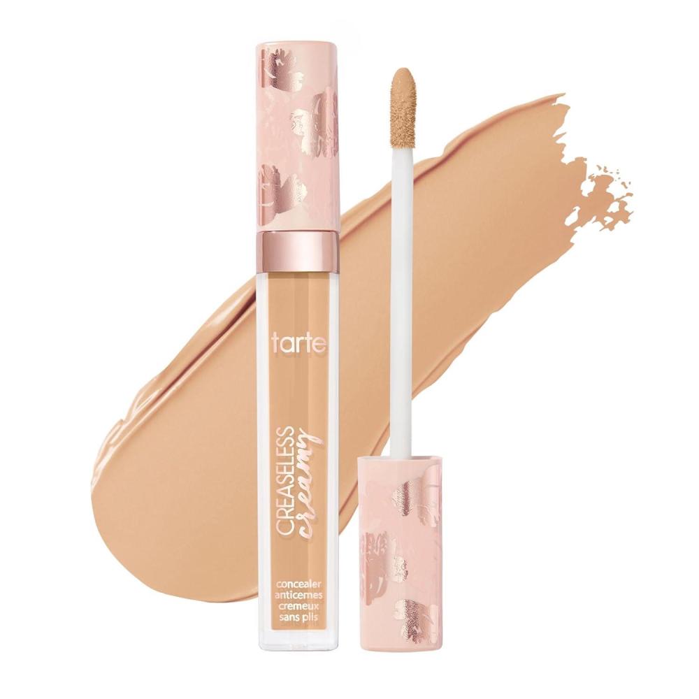 imagetarte creaseless creamy fullcoverage concealer  Waterproof Longwear Vitamin E Niacinamide amp Caffeine for covering Dark Circles amp Blemishes Hydrating Blurs amp Smooths appearance Vegan amp CrueltyFree22N light neutral