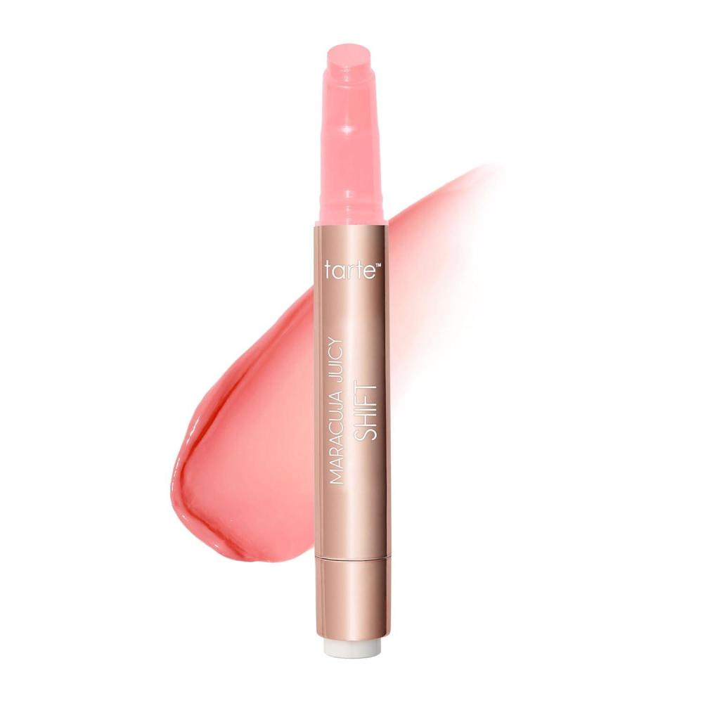 imagetarte maracuja juicy lip amp cheek shift pHPowered Lip Stain amp Cheek Stain Lip Gloss Balm with Hyaluronic Acid for Smooth Moisturized Lips amp Cheek Tint Vegan amp CrueltyFreerose