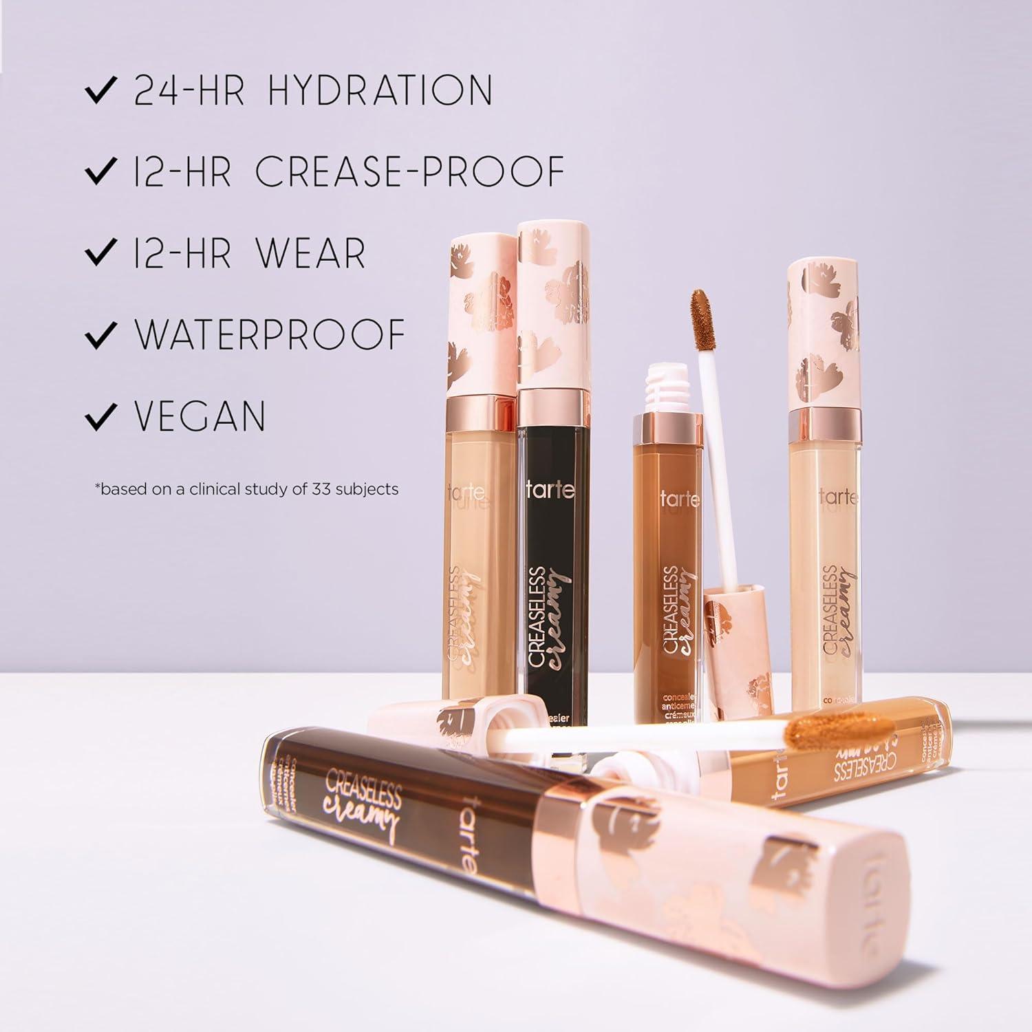 imagetarte creaseless creamy fullcoverage concealer Waterproof Longwear Vitamin E Niacinamide amp Caffeine for covering Dark Circles amp Blemishes Hydrating Blurs amp Smooths appearance Vegan amp CrueltyFree61N espresso neutral
