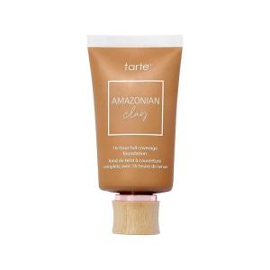 tarte Amazonian clay 16-hour full coverage foundation – Matte Finish Foundation with Amazonian Clay & Vitamin E for Hydration & Smooth Looking Skin, Vegan & Cruelty Free(tan-deep sand)