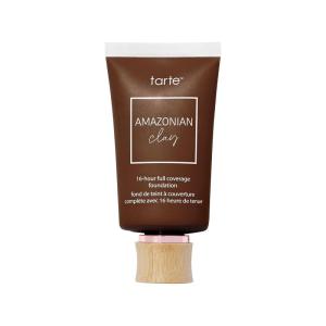 tarte Amazonian clay 16-hour full coverage foundation – Matte Finish Foundation with Amazonian Clay & Vitamin E for Hydration & Smooth Looking Skin, Vegan & Cruelty Free(mahogany honey)