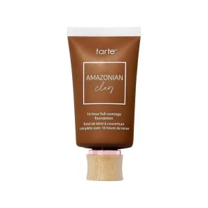 tarte Amazonian clay 16-hour full coverage foundation – Matte Finish Foundation with Amazonian Clay & Vitamin E for Hydration & Smooth Looking Skin, Vegan & Cruelty Free(rich sand)