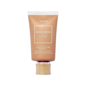 tarte Amazonian clay 16-hour full coverage foundation – Matte Finish Foundation with Amazonian Clay & Vitamin E for Hydration & Smooth Looking Skin, Vegan & Cruelty Free(medium-tan neutral)
