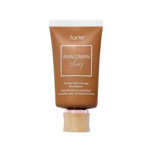 tarte Amazonian clay 16-hour full coverage foundation – Matte Finish Foundation with Amazonian Clay & Vitamin E for Hydration & Smooth Looking Skin, Vegan & Cruelty Free(deep sand)
