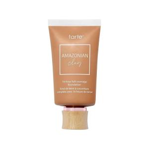 tarte Amazonian clay 16-hour full coverage foundation – Matte Finish Foundation with Amazonian Clay & Vitamin E for Hydration & Smooth Looking Skin, Vegan & Cruelty Free(tan honey)