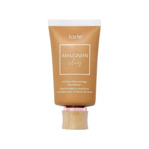 tarte Amazonian clay 16-hour full coverage foundation – Matte Finish Foundation with Amazonian Clay & Vitamin E for Hydration & Smooth Looking Skin, Vegan & Cruelty Free(tan golden)