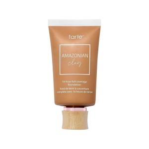 tarte Amazonian clay 16-hour full coverage foundation – Matte Finish Foundation with Amazonian Clay & Vitamin E for Hydration & Smooth Looking Skin, Vegan & Cruelty Free(tan-deep honey)