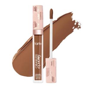 tarte creaseless creamy full-coverage concealer – Waterproof Longwear, Vitamin E Niacinamide & Caffeine for covering Dark Circles & Blemishes Hydrating, Blurs & Smooths appearance Vegan & Cruelty-Free(53N deep neutral)