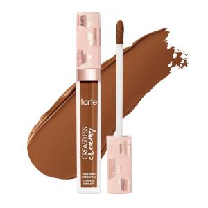 tarte creaseless creamy full-coverage concealer – Waterproof Longwear, Vitamin E Niacinamide & Caffeine for covering Dark Circles & Blemishes Hydrating, Blurs & Smooths appearance Vegan & Cruelty-Free(54H deep honey)