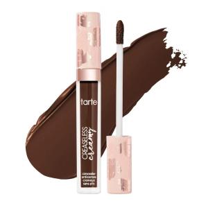 tarte creaseless creamy full-coverage concealer – Waterproof Longwear, Vitamin E Niacinamide & Caffeine for covering Dark Circles & Blemishes Hydrating, Blurs & Smooths appearance Vegan & Cruelty-Free(62H espresso honey)