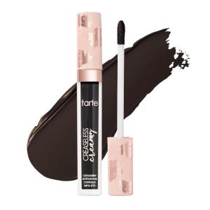 tarte creaseless creamy full-coverage concealer – Waterproof Longwear, Vitamin E Niacinamide & Caffeine for covering Dark Circles & Blemishes Hydrating, Blurs & Smooths appearance Vegan & Cruelty-Free(64W espresso warm)