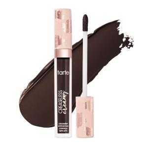 tarte creaseless creamy full-coverage concealer – Waterproof Longwear, Vitamin E Niacinamide & Caffeine for covering Dark Circles & Blemishes Hydrating, Blurs & Smooths appearance Vegan & Cruelty-Free(63N espresso neutral)