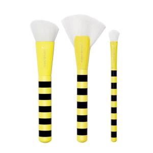 tarte fly squad brush set – Eye & Cheek Brushes with Blending, Angled & Fan Designs to Seamlessly Apply Highlighter & Buildable Makeup Looks, Vegan & Cruelty-Free