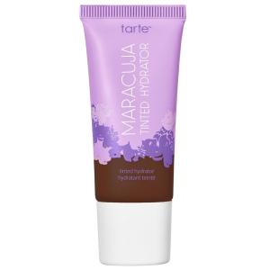 tarte maracuja tinted moisturizer – Lightweight Sheer Foundation with Buildable Longwear Coverage, Hyaluronic Acid, Turmeric, Aloe for Hydrated Skin, Vegan & Cruelty Free(61H mahogany)