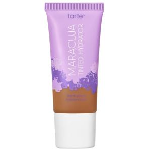 tarte maracuja tinted moisturizer – Lightweight Sheer Foundation with Buildable Longwear Coverage, Hyaluronic Acid, Turmeric, Aloe for Hydrated Skin, Vegan & Cruelty Free(46N tan-deep neutral)