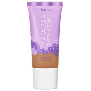 tarte maracuja tinted moisturizer – Lightweight Sheer Foundation with Buildable Longwear Coverage, Hyaluronic Acid, Turmeric, Aloe for Hydrated Skin, Vegan & Cruelty Free(36H medium-tan honey)