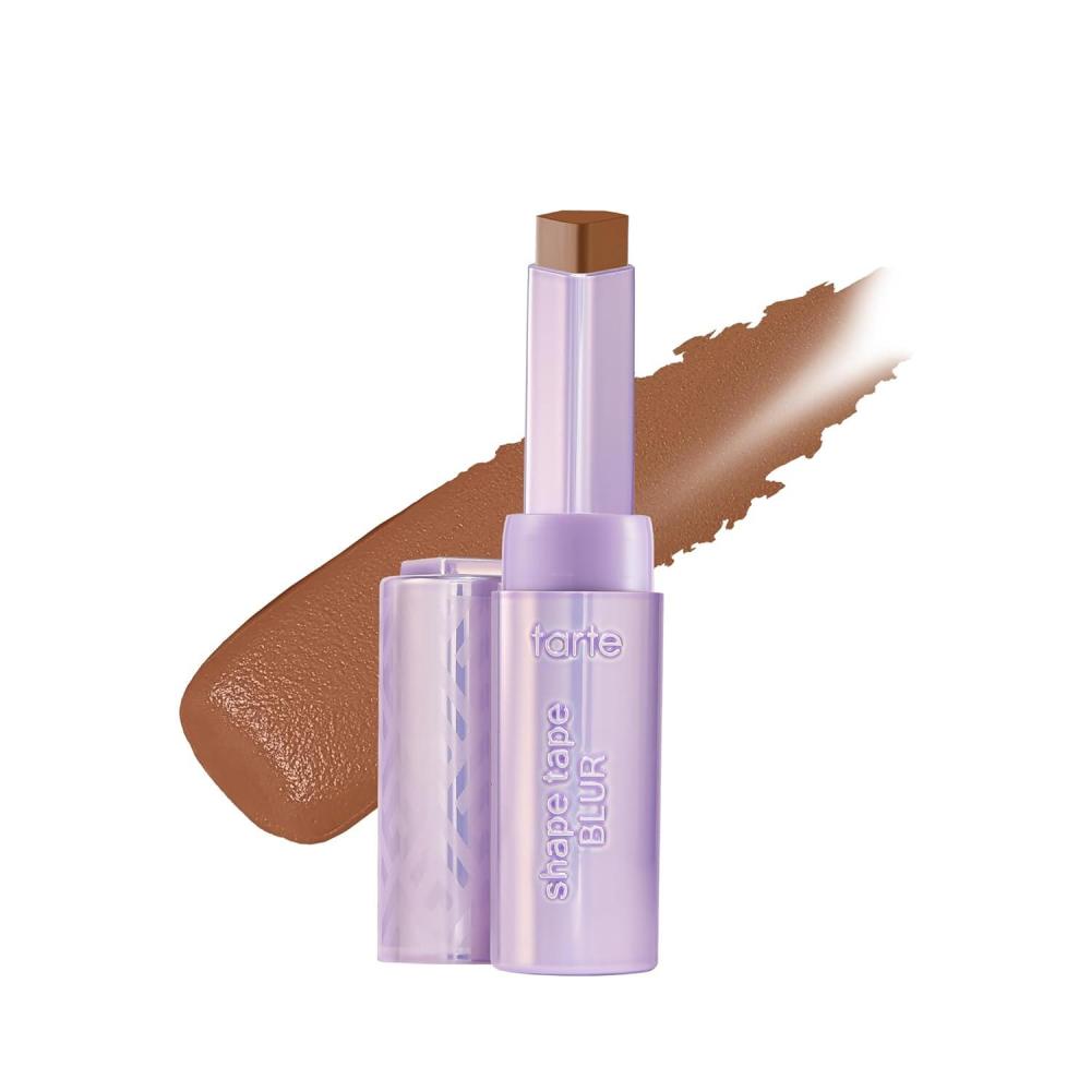imagetarte shape tape blur concealer stick Full Coverage CreaseProof Makeup DiamondShaped Precision Tip for Instant Eye Lift Effect53H deep honey deep skin with warm peach undertones