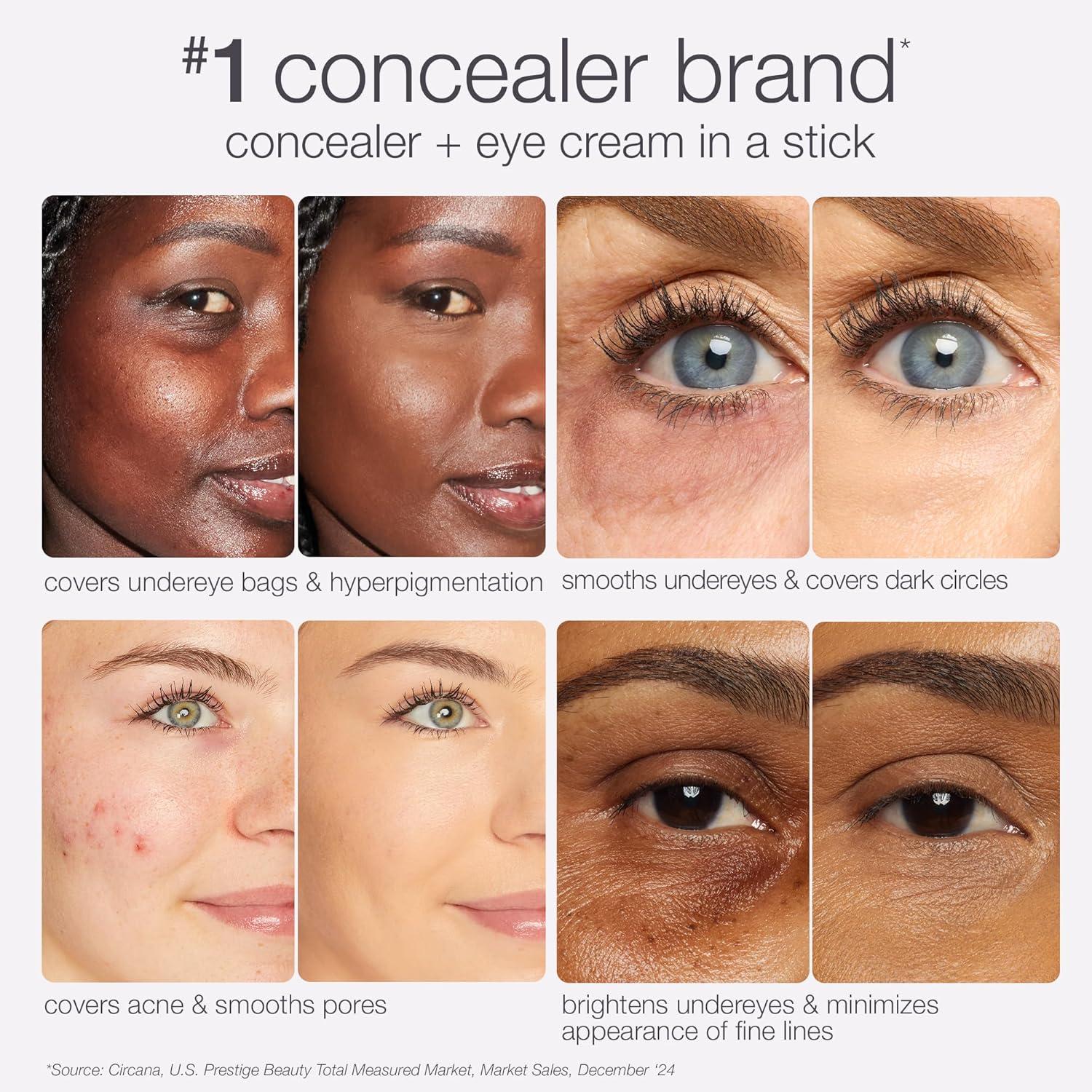 imagetarte shape tape blur concealer stick Full Coverage CreaseProof Makeup DiamondShaped Precision Tip for Instant Eye Lift Effect8B porcelain beige very fair skin with cool pink undertones