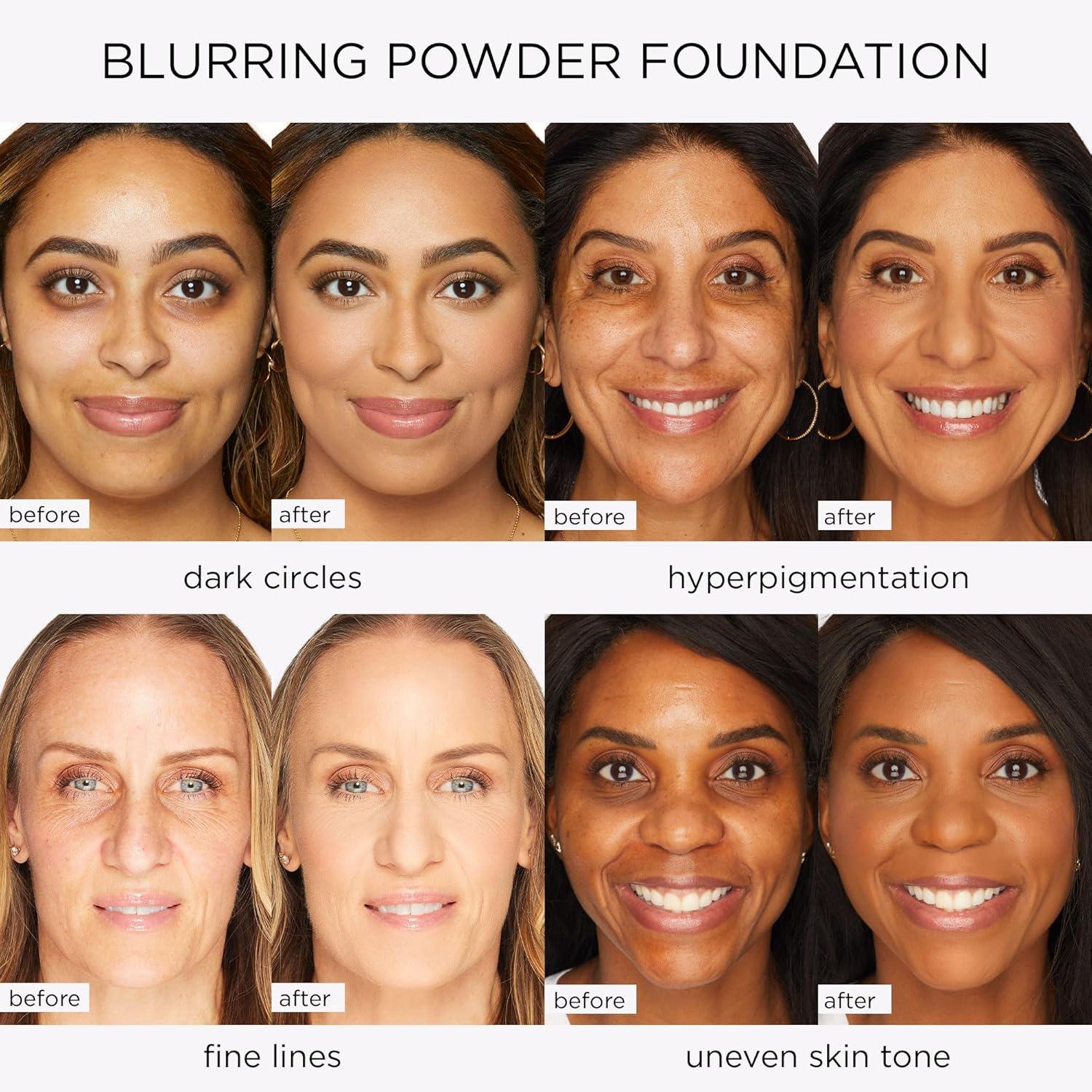 imagetarte Amazonian clay blurring powder foundation51S deep sand deep skin with warm golden undertones