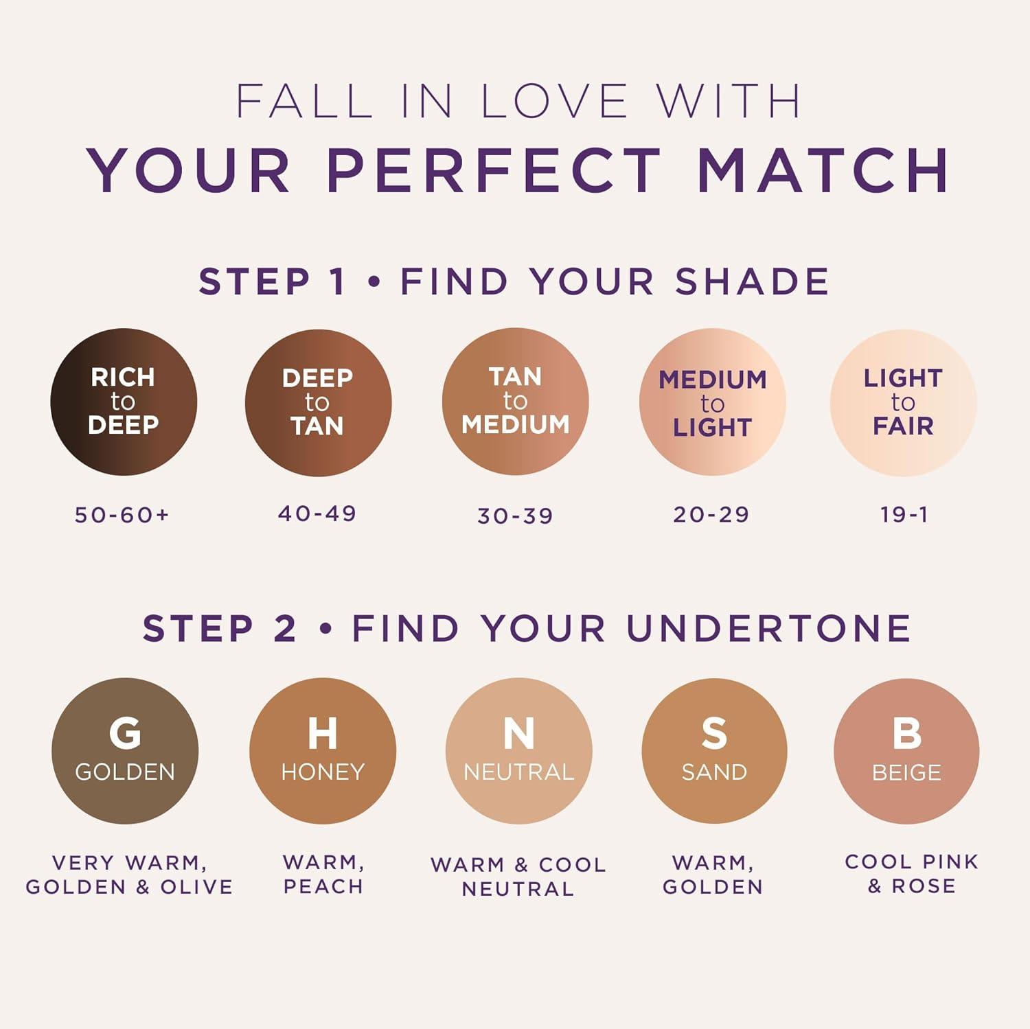 imagetarte Amazonian clay blurring powder foundation58H rich honey deeper skin with warm peach undertones