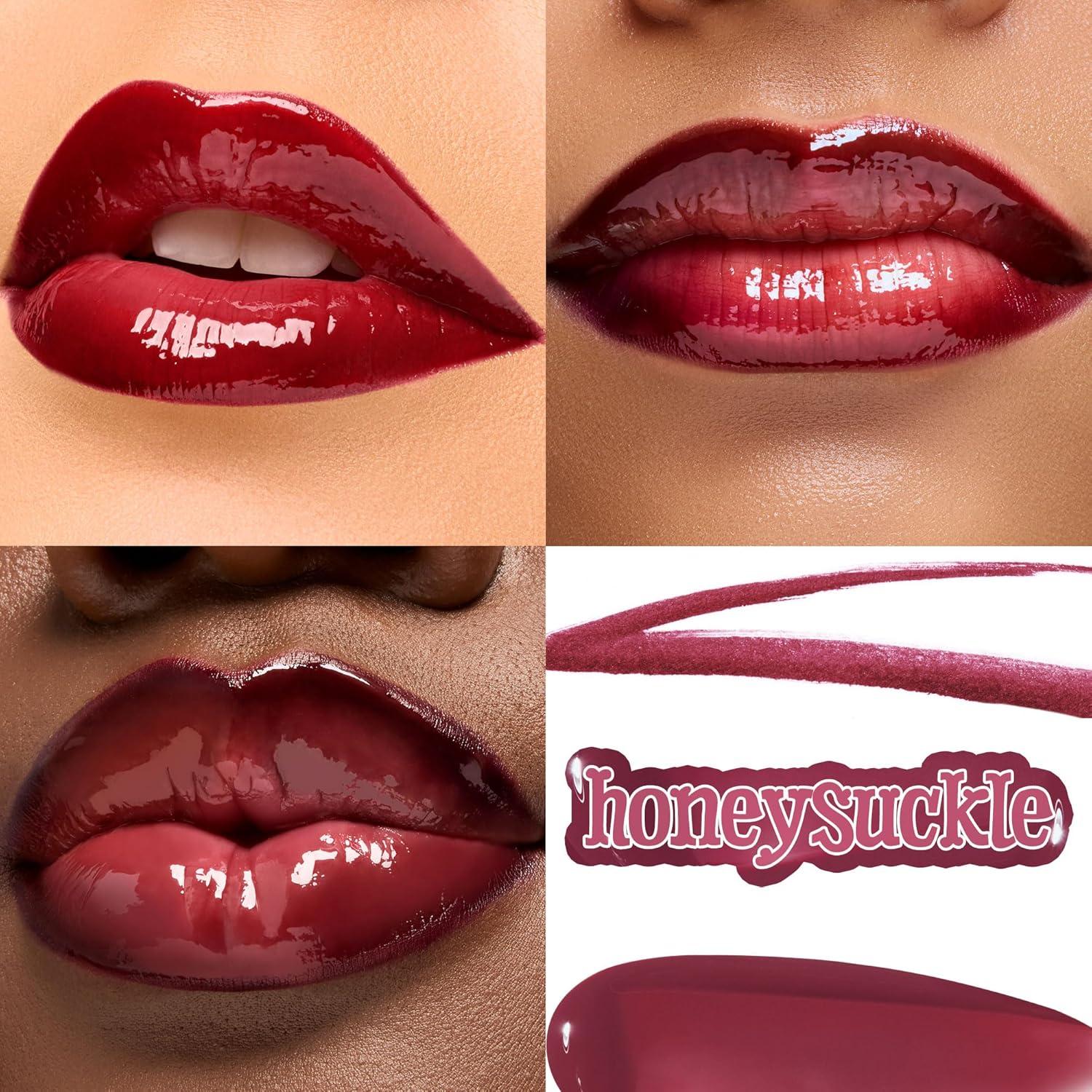 imagetarte maracuja juicy lip tattoo Transfer Proof Lip Stain Tint amp Nourishing Gloss Combo 2 in 1 Lipgloss Makeup with Hyaluronic Acid and Vitamin E Vegan amp CrueltyFreehoneysuckle