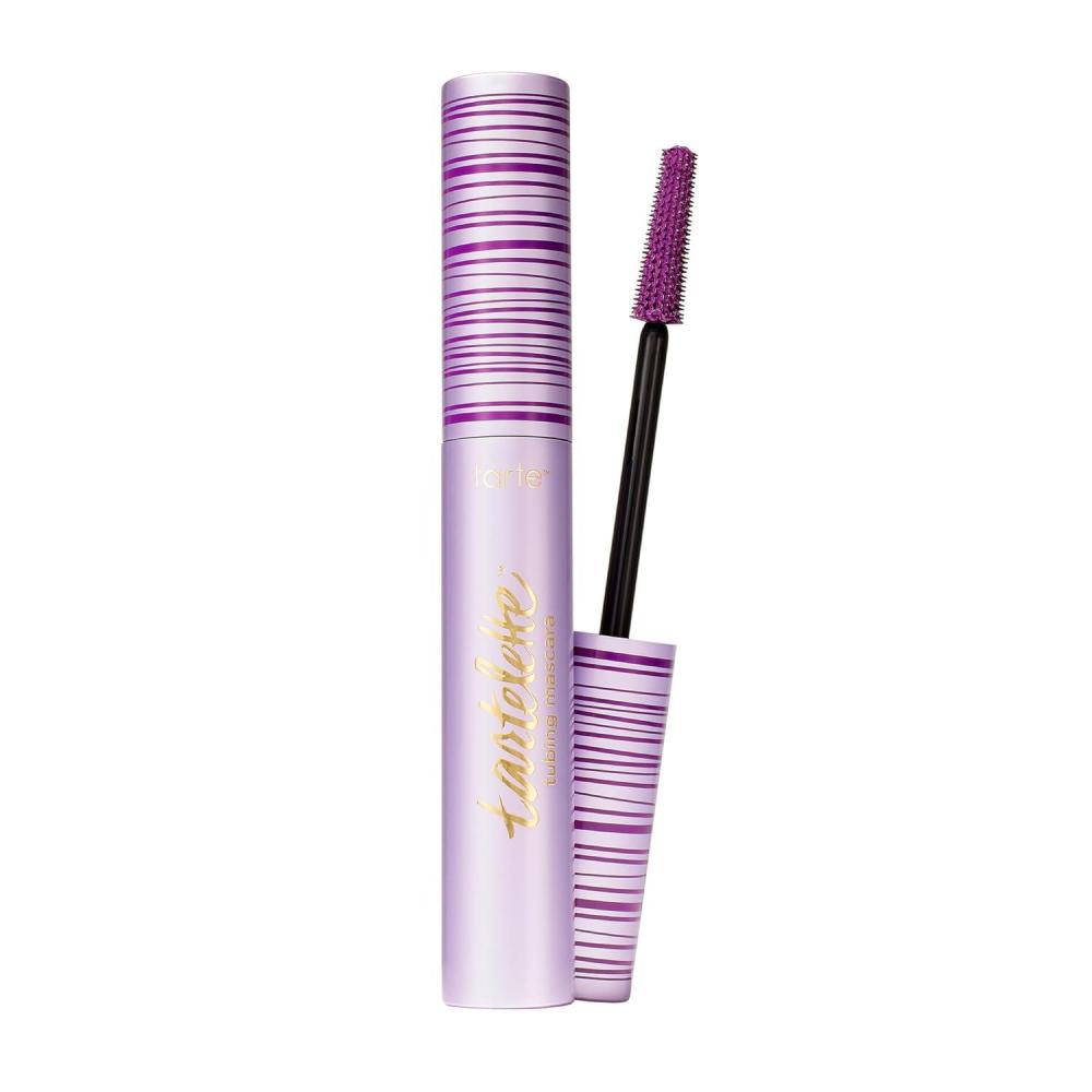 imagetarte tartelette tubing mascara Lash Extensions in a Tube EasytoRemove Eye Makeup Clinically Proven to Volumize amp Curl 24Hr SmudgeProof Longwear Vegan amp CrueltyFreeMagenta