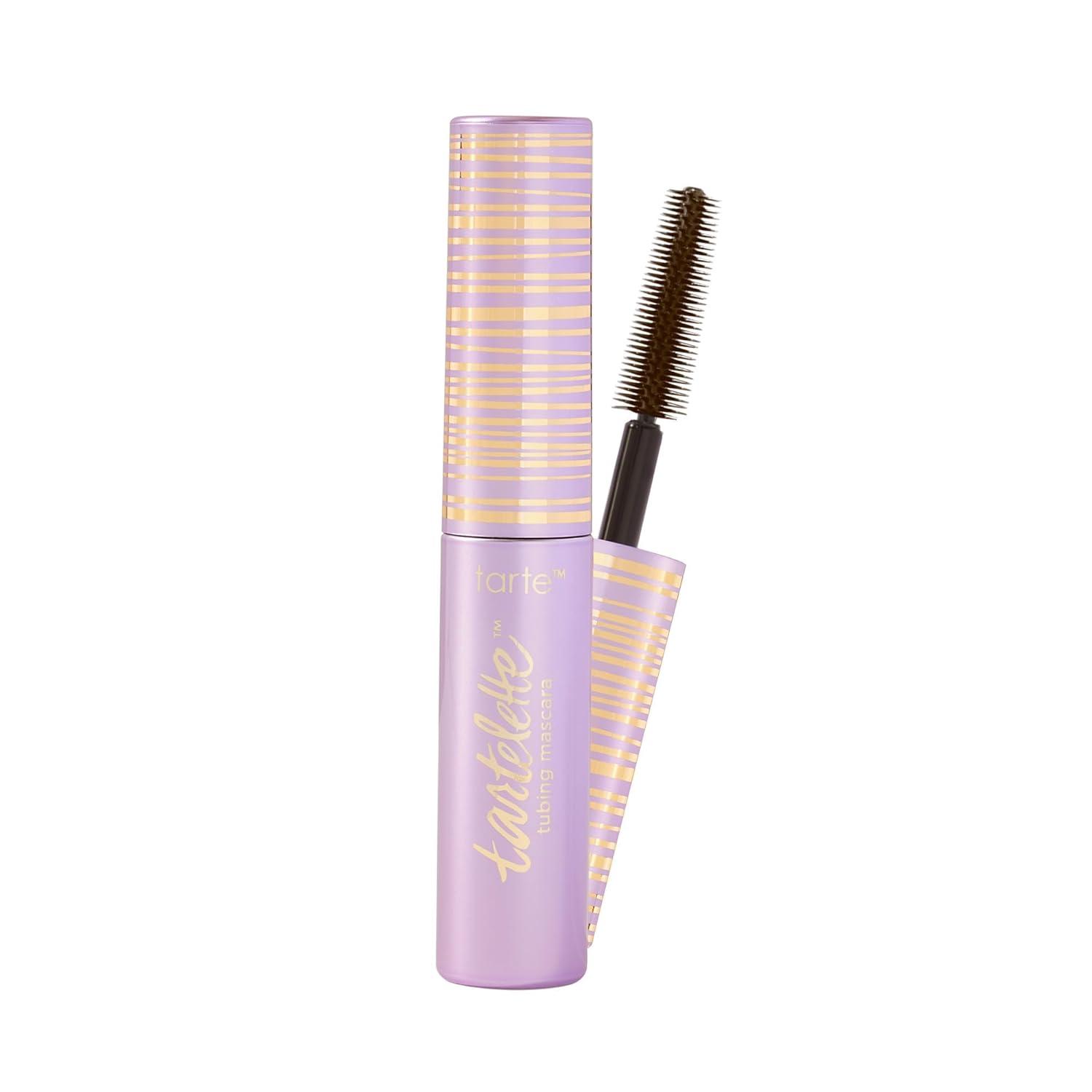 imagetarte tartelette tubing mascara Lash Extensions in a Tube EasytoRemove Eye Makeup Clinically Proven to Volumize amp Curl 24Hr SmudgeProof Longwear Vegan amp CrueltyFreebrown