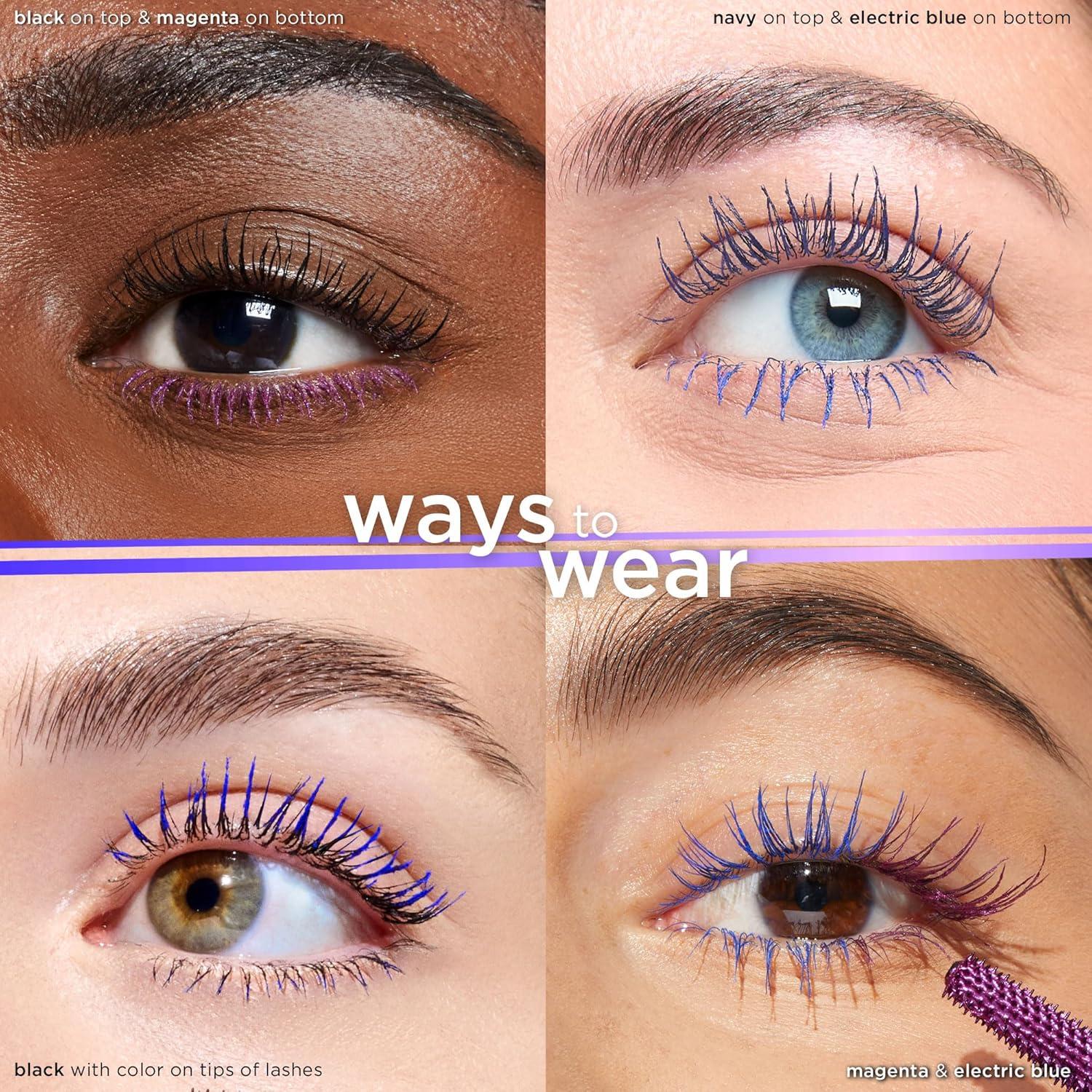 imagetarte tartelette tubing mascara Lash Extensions in a Tube EasytoRemove Eye Makeup Clinically Proven to Volumize amp Curl 24Hr SmudgeProof Longwear Vegan amp CrueltyFreeMagenta