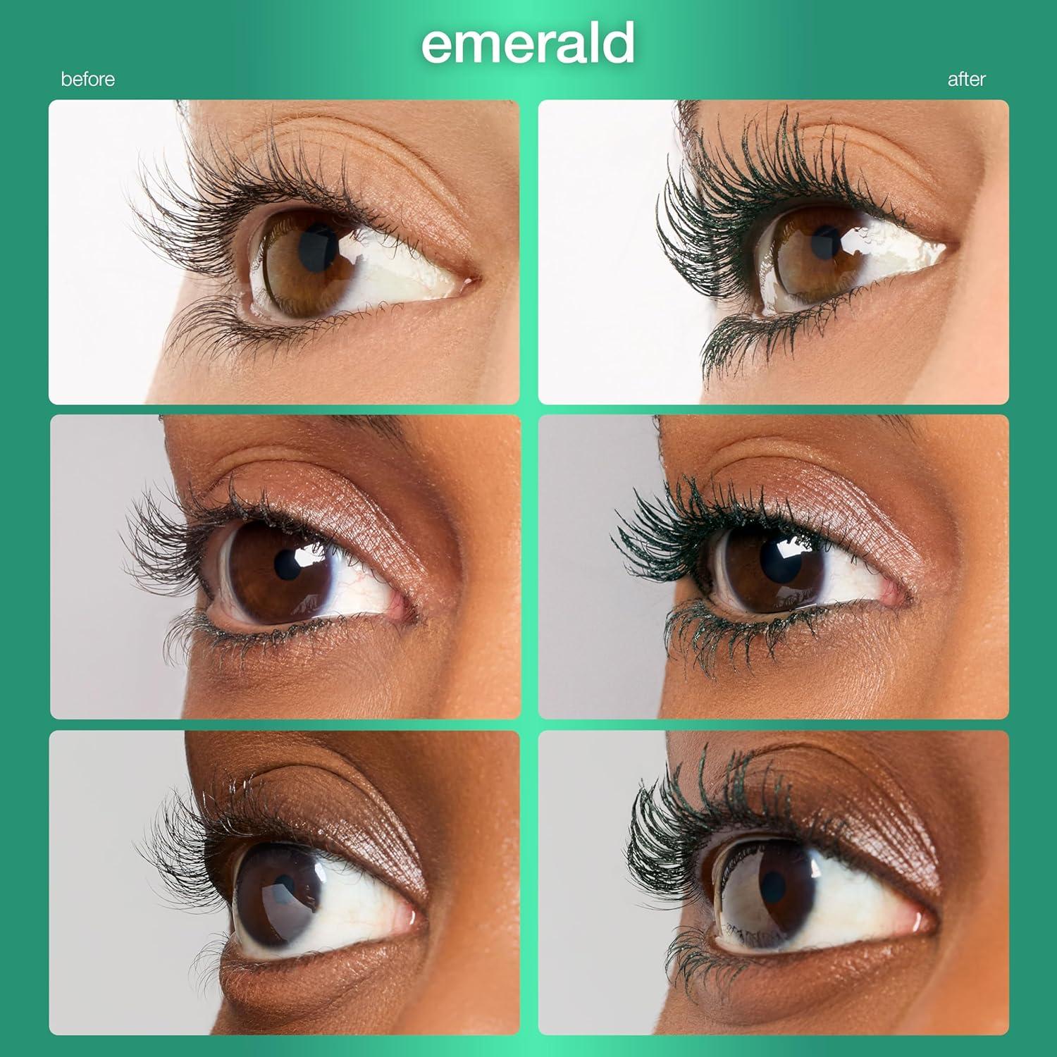 imagetarte tartelette tubing mascara Lash Extensions in a Tube EasytoRemove Eye Makeup Clinically Proven to Volumize amp Curl 24Hr SmudgeProof Longwear Vegan amp CrueltyFreeEmerald Green