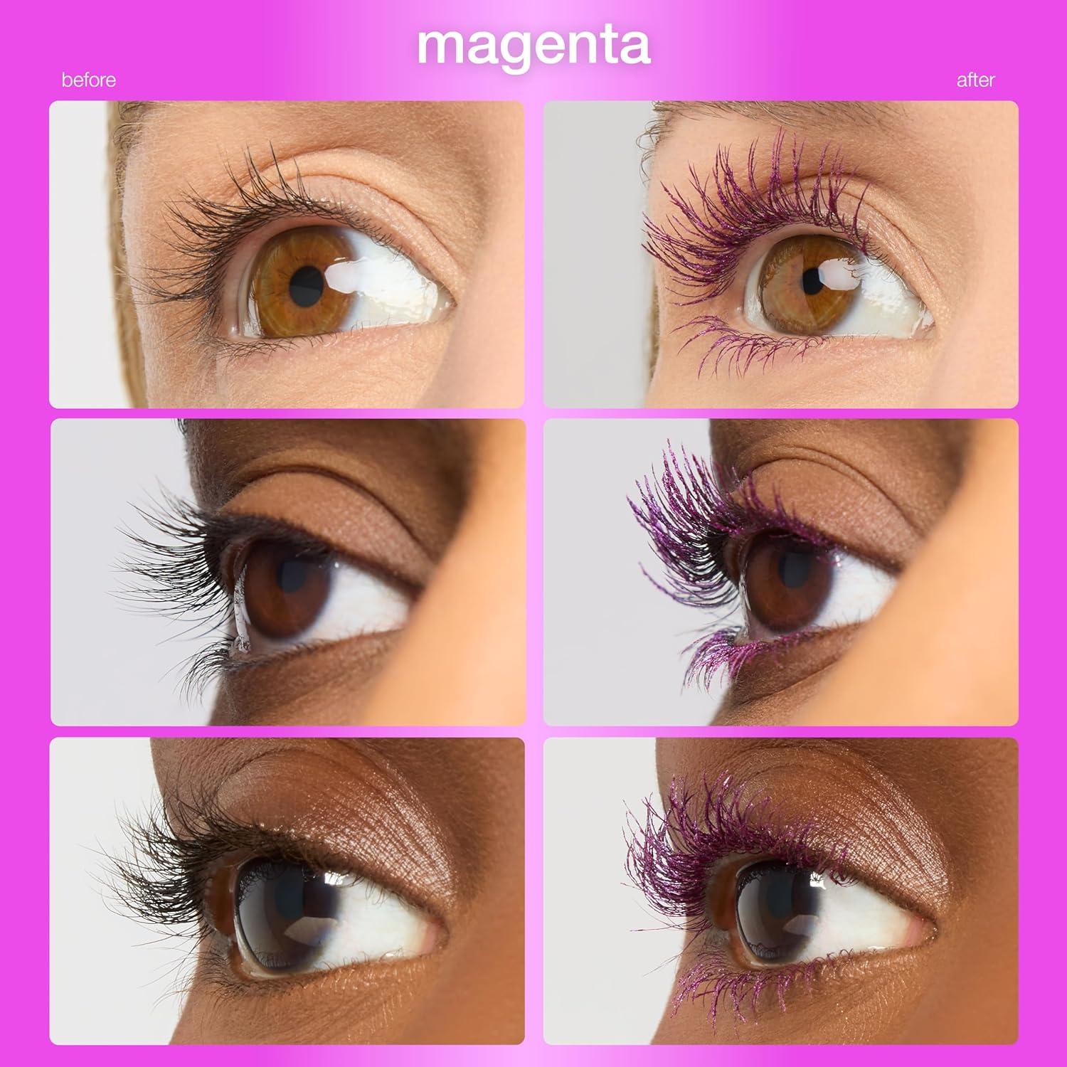 imagetarte tartelette tubing mascara Lash Extensions in a Tube EasytoRemove Eye Makeup Clinically Proven to Volumize amp Curl 24Hr SmudgeProof Longwear Vegan amp CrueltyFreeMagenta