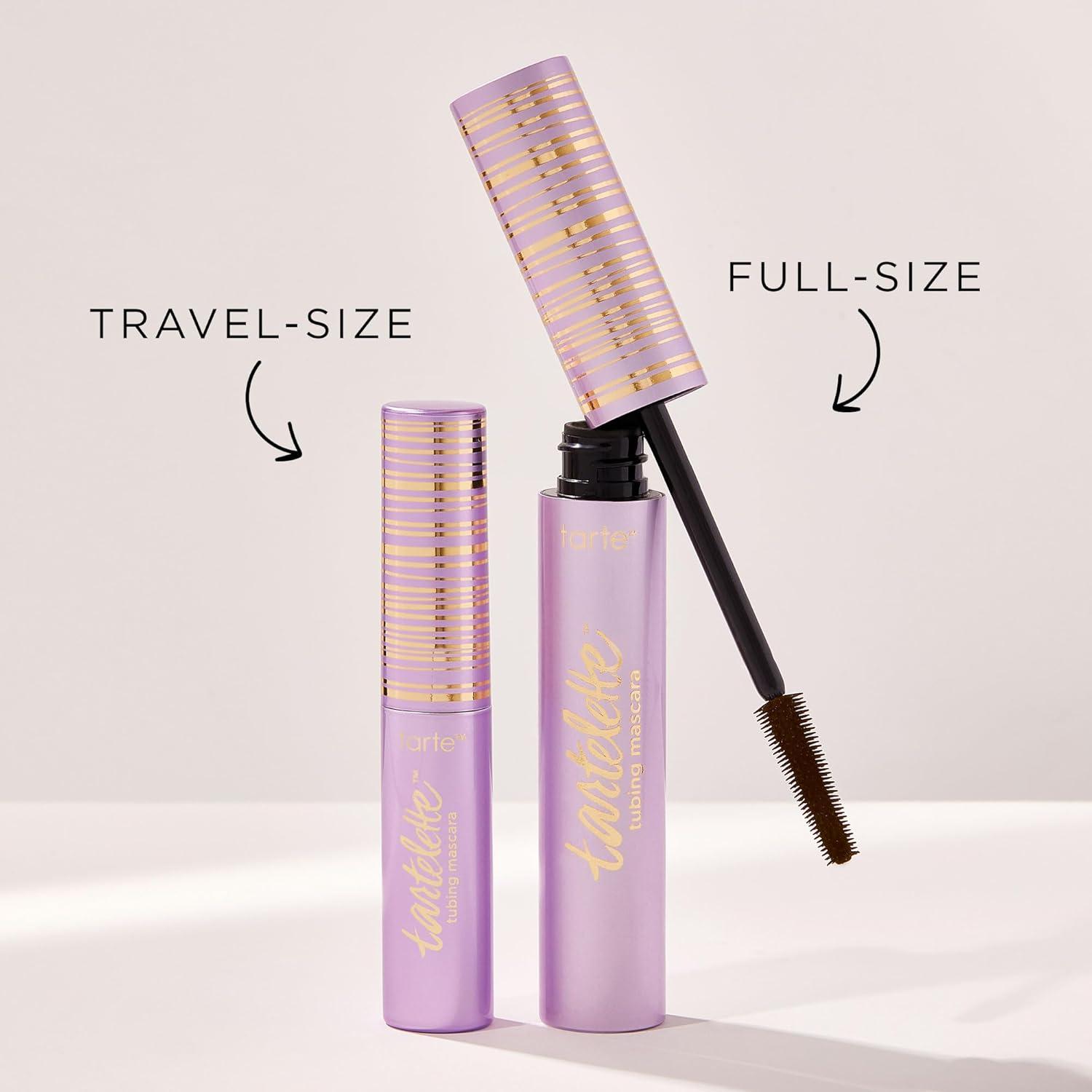 imagetarte tartelette tubing mascara Lash Extensions in a Tube EasytoRemove Eye Makeup Clinically Proven to Volumize amp Curl 24Hr SmudgeProof Longwear Vegan amp CrueltyFreebrown