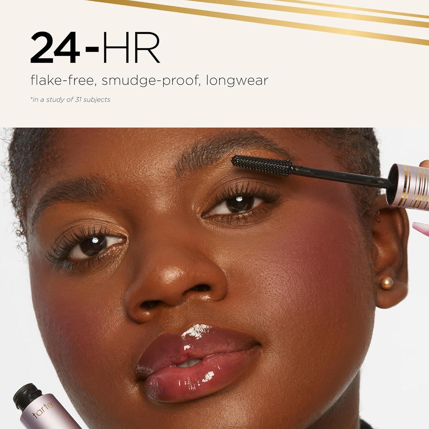 imagetarte tartelette tubing mascara Lash Extensions in a Tube EasytoRemove Eye Makeup Clinically Proven to Volumize amp Curl 24Hr SmudgeProof Longwear Vegan amp CrueltyFreeblack