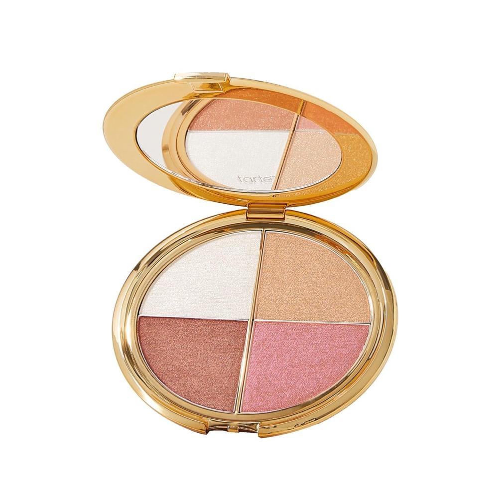 imagetarte glow wardrobe highlighting eye amp cheek palette Highlighter Blush Bronze amp Eyeshadow AllinOne Face amp Eye Viral Makeup for Everday Radiant Blendable Glow Vegan amp Cruelty Free full size