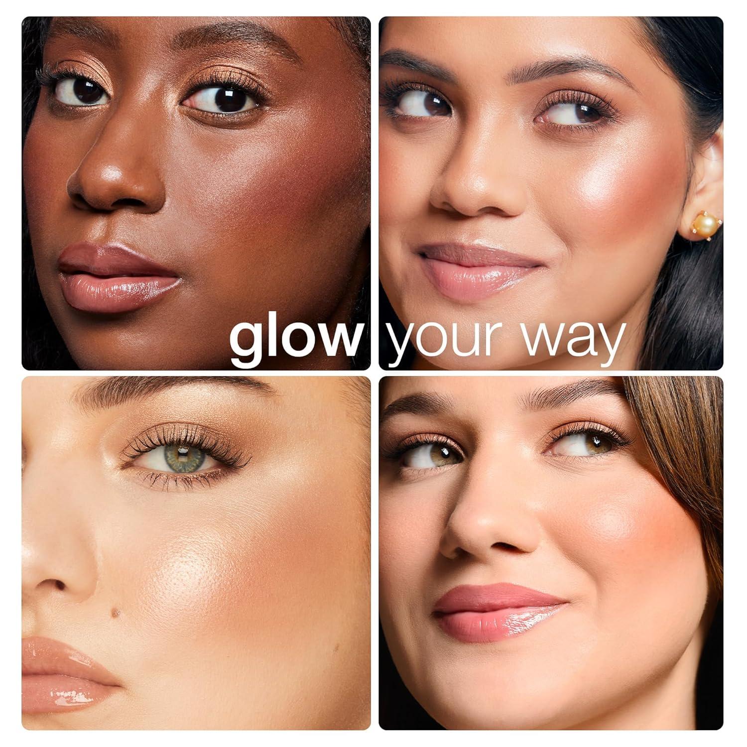 imagetarte glow wardrobe highlighting eye amp cheek palette Highlighter Blush Bronze amp Eyeshadow AllinOne Face amp Eye Viral Makeup for Everday Radiant Blendable Glow Vegan amp Cruelty Free full size