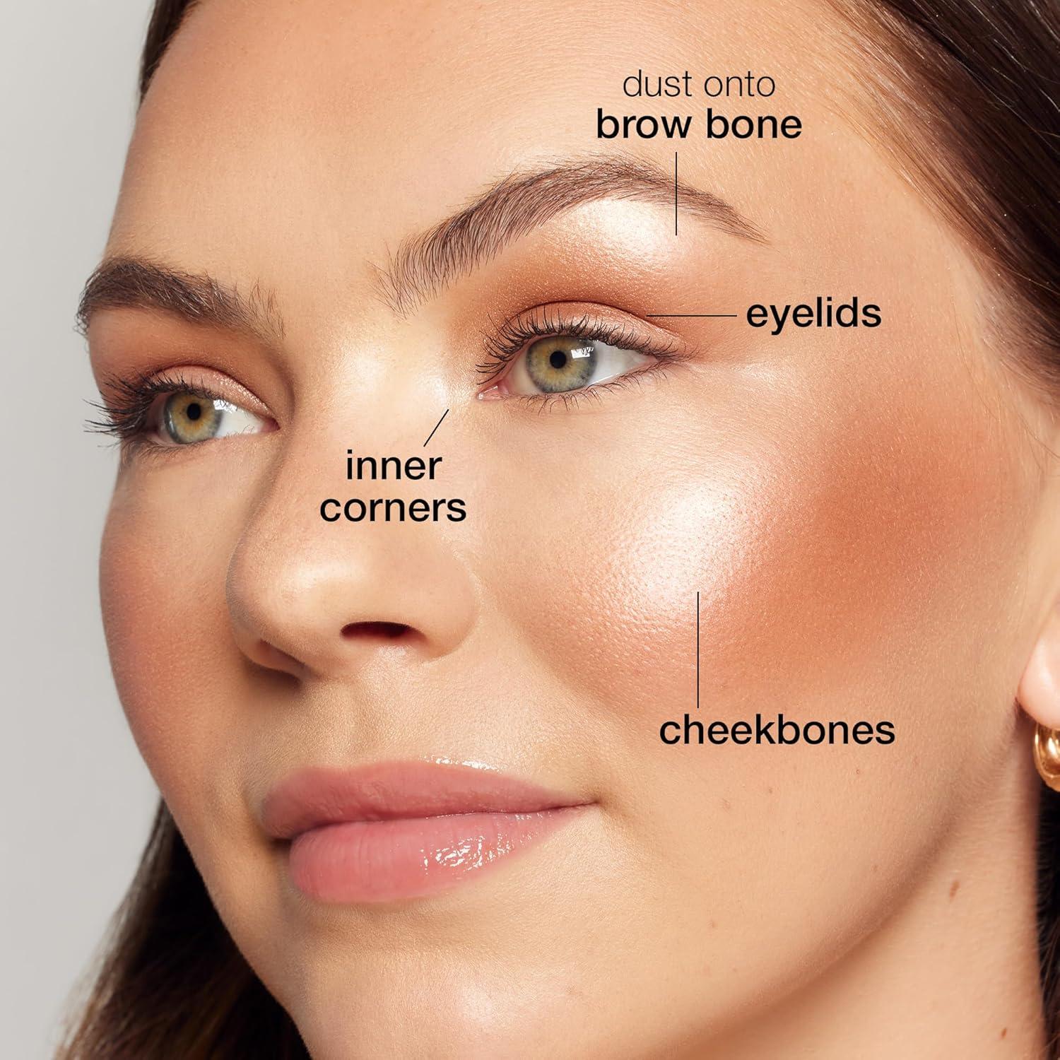 imagetarte glow wardrobe highlighting eye amp cheek palette Highlighter Blush Bronze amp Eyeshadow AllinOne Face amp Eye Viral Makeup for Everday Radiant Blendable Glow Vegan amp Cruelty Free full size