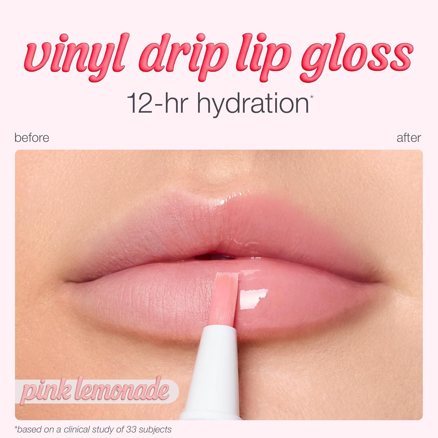 imagetarte maracuja juicy lip gloss PeptideInfused Hydrating Glossy Balm 12HR Instant Moisture lipgloss Includes Collectible Charm Vegan amp CrueltyFree full sizepink lemonade soft pink