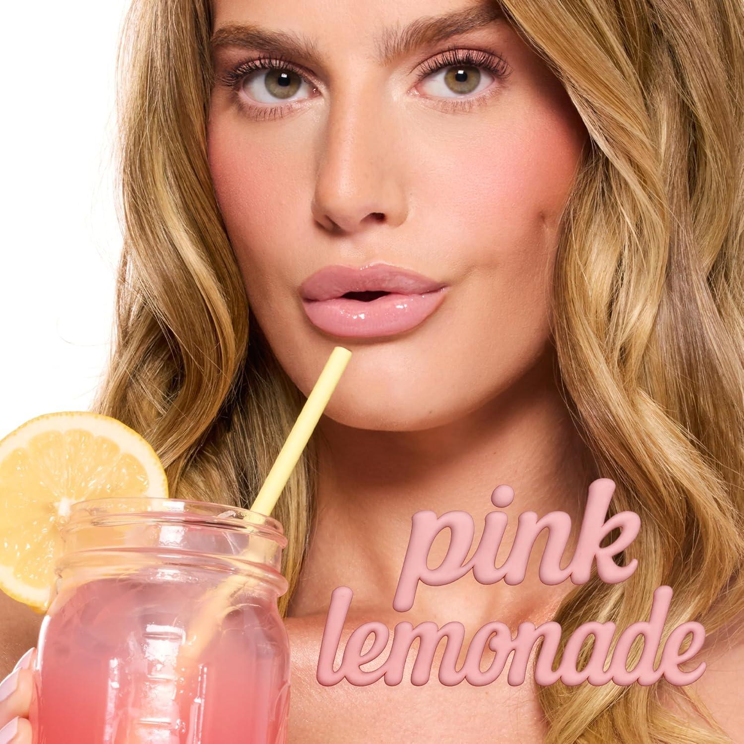 imagetarte maracuja juicy lip gloss PeptideInfused Hydrating Glossy Balm 12HR Instant Moisture lipgloss Includes Collectible Charm Vegan amp CrueltyFree full sizepink lemonade soft pink